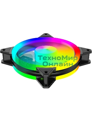 Вентилятор для корпуса Bloody BD-CF120ARGb4 ARGb черный, 120 мм, 1600 об/мин, 26 дБ, 4 pin