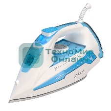 Утюг Maxvi SI2202 белый/голубой