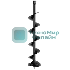 Шнек для льда Denzel IR-150, диаметр 150 мм, длина 800 мм, соединение 20 мм, съемный нож