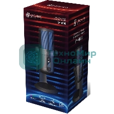 Микрофон проводной Оклик SM-400G 2м черный