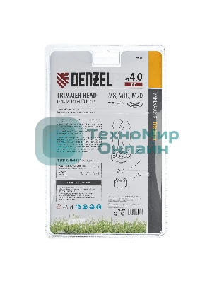 Головка триммерная универсальная Denzel, шайба М8,М10,М20