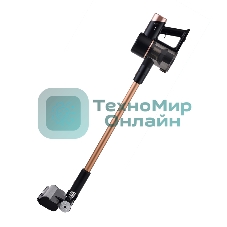 Пылесос вертикальный Centek CT-2570 черный/золотой, питание от аккумулятора, 180 Вт, уборка сухая, пылесборник 0.6 л