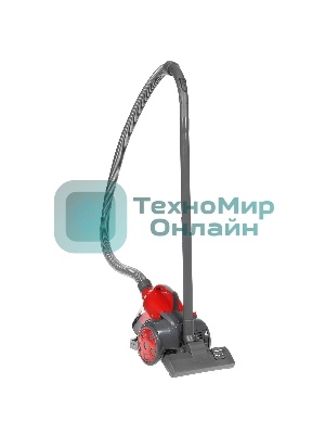 Пылесос Sakura SA-8312R красный/серый, 300/1600 Вт, уборка сухая, пылесборник контейнер 1.5 л