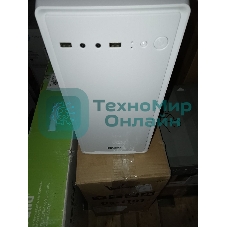 (Поврежденный товар) Корпус MiniTower Ginzzu B185 White mATX,2xUSB2.0, белый,w/o PSU, w/o fan (Ginzzu B185_(Поврежденный товар) 005144)