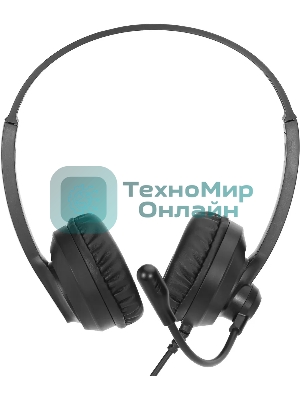 Гарнитура Oklick HS-M500 чёрный, проводная, USB