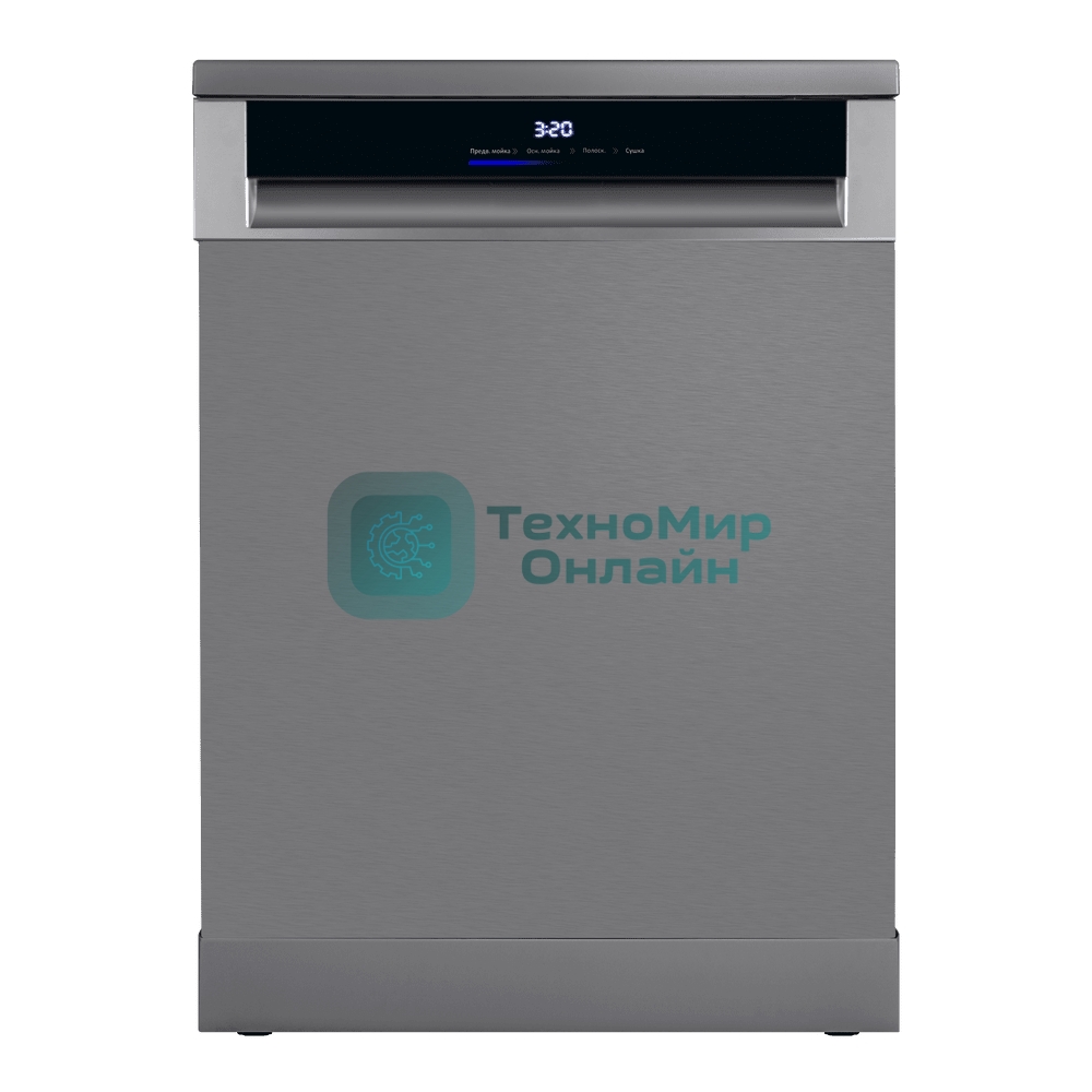 Посудомоечная машина Maunfeld MWF60331S Inverter, нержавеющая сталь, 59.8 см, 14 компл., 42 дБ, класс A+++