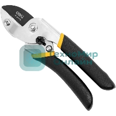 Секатор Deli DL580205 Размер 200 мм. Макс диаметр резки 15 мм. Сталь 55С. Термообработаная поверхность. Тефлоновая уплотненная пластиковая ручка.