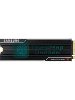 Накопитель SSD 4Tb Samsung 9100 PRO, M.2, PCI-E 5.0 x4, TLC 3D NAND R/W - 14800/13400 Mb/s с радиатором