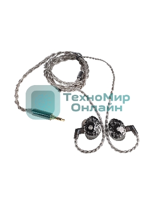 Проводные наушники Icon Zen Earth черный, внутриканальные, проводной