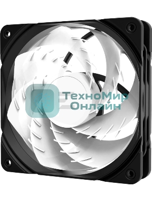 Вентилятор для корпуса Zalman ZM-AF120R ARGb черный, 120 мм, 1500 об/мин, 24.3 дБ, 4 pin