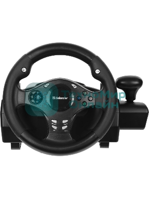Игровой руль DEFENDER (64067) Rager черн,PC/PS/Xbox/Switch,педали