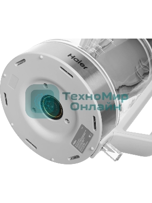 Чайник электрический Haier HK-500 1.7л. 2200Вт серый/белый корпус: стекло/пластик (TD0029955RU)