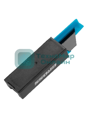 Лезвия Gross 79377, 19 мм, SK2 Black, трапециевидные, выдвижной пластиковый пенал, 10 шт.