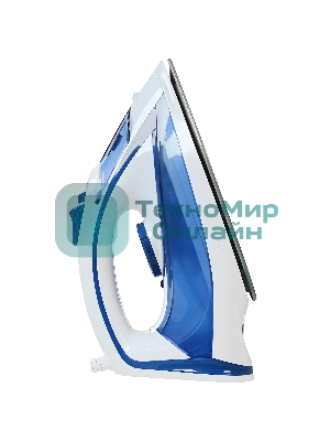 Утюг Atlanta ATH-5545 синий/белый, 2200 Вт, 32 г/мин, 85 г/мин, 300 мл