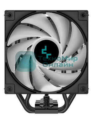 Кулер для процессора DEEPCOOL AG500 BK ARGb черный, 120 мм, алюминий/медь, 1850 об/мин, 29.4 дБ, 4 pin, 240 Вт, 155 мм