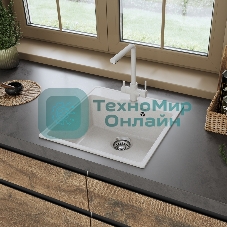 Кухонная мойка Maunfeld Perla 505 MFQS-505W кремовый