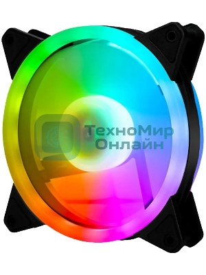 Вентилятор для корпуса Bloody BD-CF120ARGb4 ARGb черный, 120 мм, 1600 об/мин, 26 дБ, 4 pin