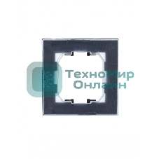 Рамка 1-местная IEK BRITE РУ-1-БрМ-44 IP44 маренго