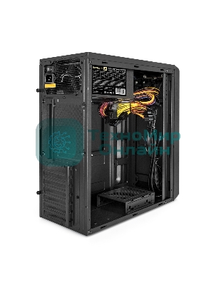Компьютерный корпус Miditower ExeGate XP-332UC-UNS350 (ATX, БП UNS350 с вент. 12см, 2хUSB 3.0/1хTypeC, аудио, черный)