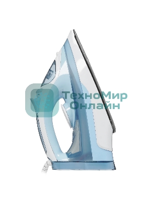 Утюг Atlanta ATH-5544 голубой/белый, 2200 Вт, 32 г/мин, 85 г/мин, 400 мл