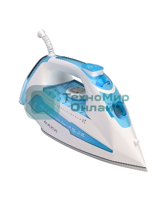 Утюг Maxvi SI2202 белый/голубой