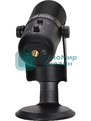 Микрофон проводной Оклик SM-400G 2м черный