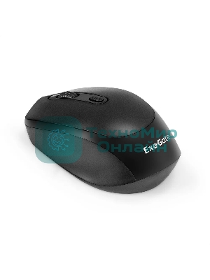 Мышь беспроводная ExeGate Professional Standard SR-9005 черный, 1200 dpi, радиоканал, USB, кнопки - 4