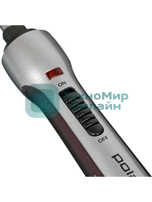 Щипцы для завивки волос Polaris PHS 2095K фуксия, 7-10 мм, 200 °C, 1 режим