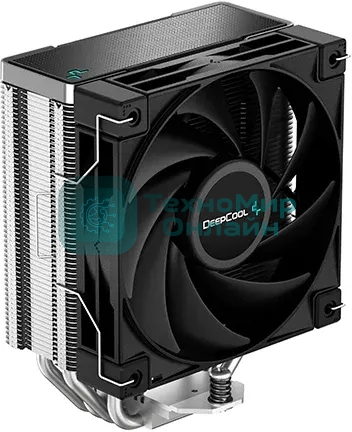 Кулер DEEPCOOL AK400 260W LGA1700/1200/115X/AM4 (18шт/кор, TDP , PWM, Fan 120мм, 4 тепл. трубки, черный) RET <AK400>