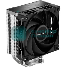 Кулер DEEPCOOL AK400 260W LGA1700/1200/115X/AM4 (18шт/кор, TDP , PWM, Fan 120мм, 4 тепл. трубки, черный) RET <AK400>