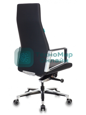 Кресло Бюрократ JONS/BLACK черный, кожа