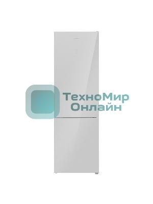 Холодильник Maunfeld MFF200NFS серый двухкамерный 240/100л морозилка снизу, No Frost