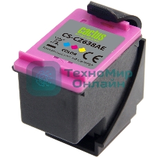Картридж струйный Cactus CS-CZ638AE № 46 многоцветный (21 мл) для HP DJ IA 2020hc/2520hc Ultra 2029/2529/4729AIO