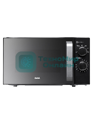Микроволновая печь BBK 20MWS-776M/B-M черный, 20 л, 700 Вт, переключатели - поворотный механизм