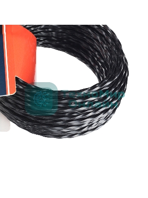 Леска PATRIOT D 2,0 мм L 12 м (скрученный квадрат, черный) 200-12-5, картонный подвес