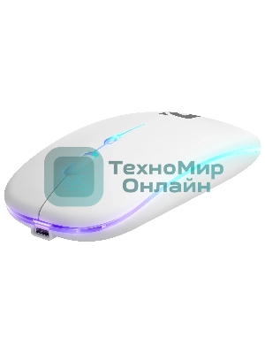 Мышь беспроводная Defender Coda MB-261 белый, 1600 dpi, радиоканал, Bluetooth, USB, кнопки - 4