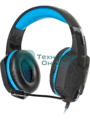 Гарнитура Sven AP-U980MV синий-чёрный, проводная, USB