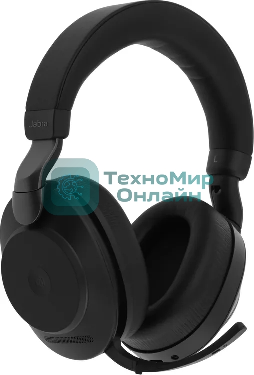 Гарнитура Jabra Evolve2 85 чёрный, беспроводная + проводная, Bluetooth, до 37 ч