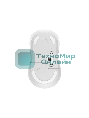 Мышь беспроводная Logitech Signature M650 L белый, 4000 dpi, радиоканал, Bluetooth, USB, кнопки - 5