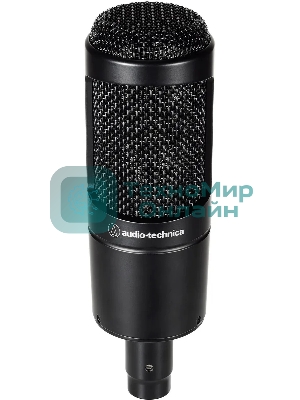 Микрофон проводной Audio-Technica AT2035 черный/черный