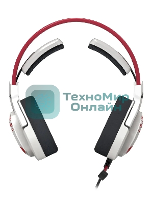 Гарнитура Bloody G575 Naraka белый/красный, проводная, подсветка