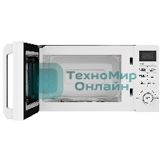 Микроволновая печь BBK 20MWS-720T/W белый, 20 л, 700 Вт, переключатели - кнопки, поворотный механизм