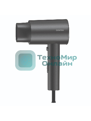 Фен Centek CT-2204 серый, 2000 Вт, ионизация