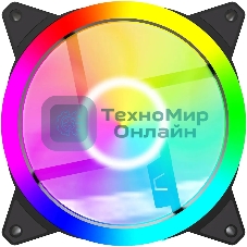 Вентилятор для корпуса Bloody BD-CF120ARGb4 ARGb черный, 120 мм, 1600 об/мин, 26 дБ, 4 pin