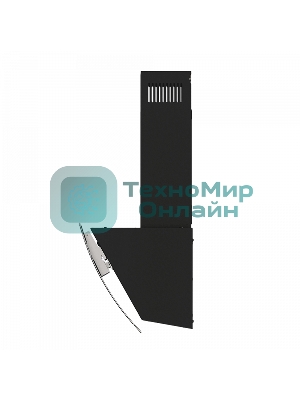 Вытяжка каминная Elikor Wave BK 50 черный, 50 см, 750 куб. м/ч, 56 дБ