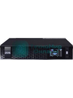 Источник бесперебойного питания Powercom Next, On-Line, 3000VA/3000W, Rack/Tower, 8*IEC320-C13 + 2*C19, LCD, Serial+USB, SmartSlot, подкл. доп. Батарей (2027233)