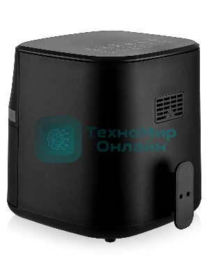 Аэрогриль Brayer 2038BR черный, 1600 Вт, 7 л, сенсор, 12 программ