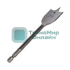 Сверло PATRIOT по дереву перовое 28 мм х 150 мм, 1 шт в блистере