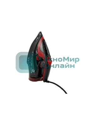 Утюг Atlanta ATH-5579 черный/красный, 2800 Вт, 38 г/мин, 94 г/мин, 340 мл