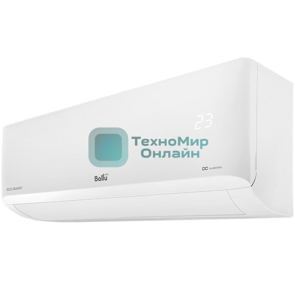 Внутренний блок мульти сплит-системы Ballu ECO Smart DC BSYI-FM/in-09HN8_V1/EU инвертор, 9000 BTU, 25 м², 19.5 дБ, охлаждение, обогрев, осушение, белый